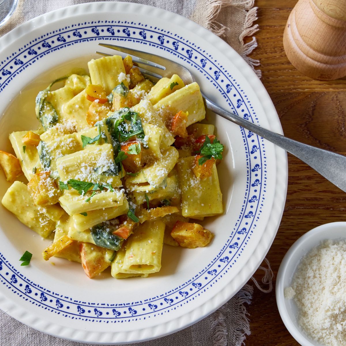 Rigatoni Potimarron Epinard Colors Kitchen 130920242024 ┬® Alexandre Bibaut SQ