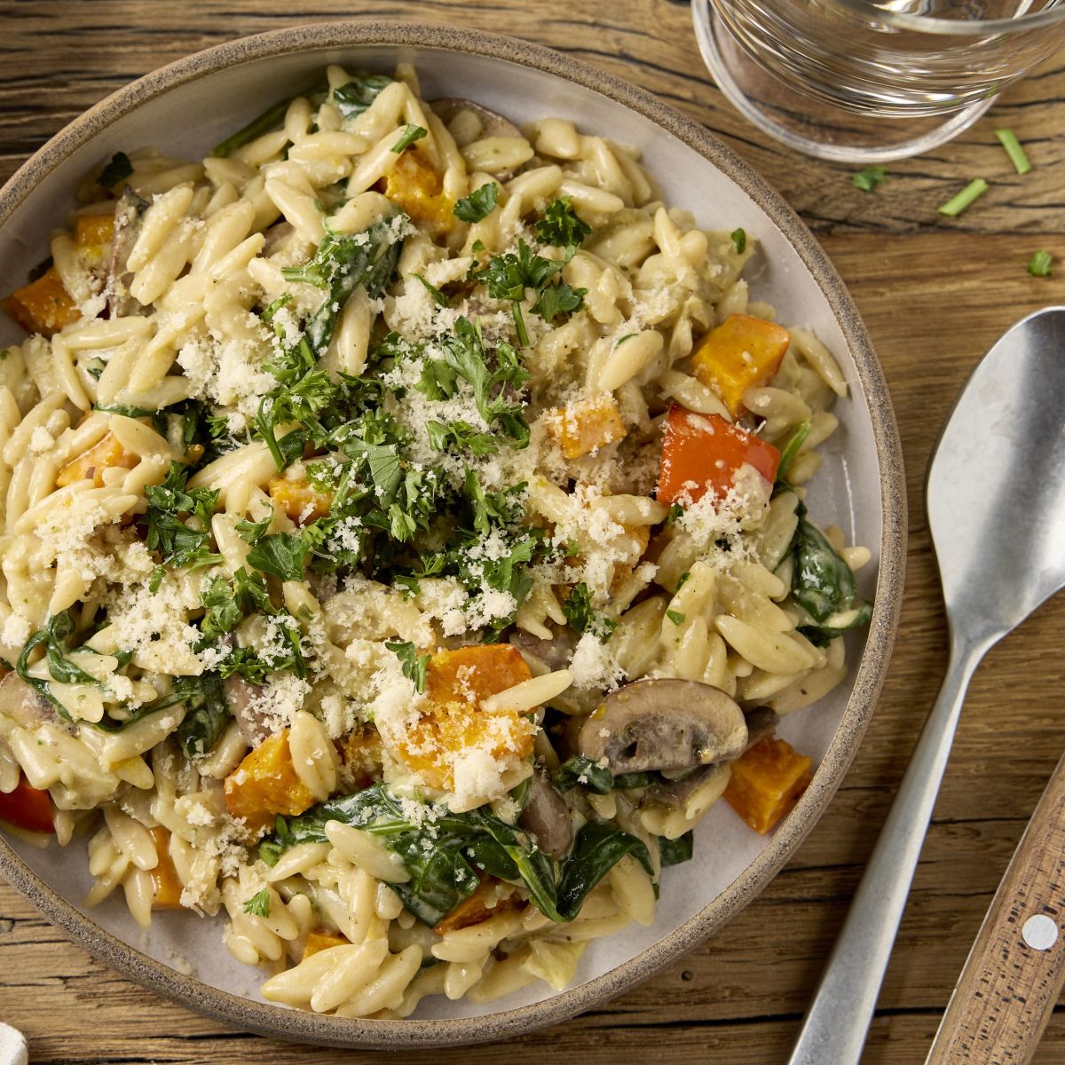 Orzo crémeux au potimarron SQ