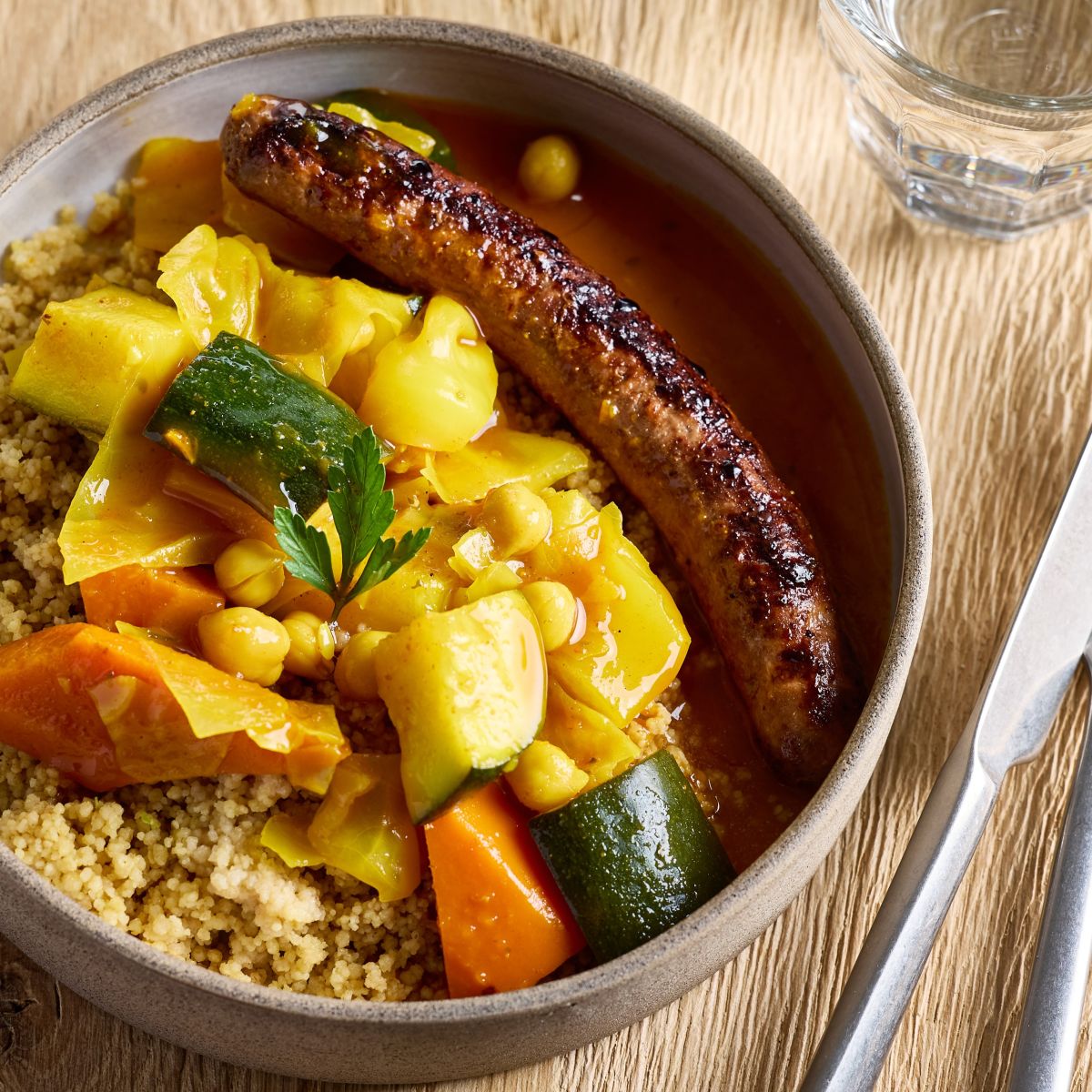 Couscous aux merguez et légumes SQ